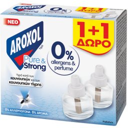 Εντομοαπωθητικό Υγρό Pure & Strong Ανταλλακτικό 25ml 1+1 Δώρο