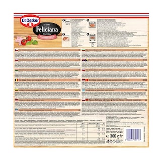 DR.OETKER | Πίτσα Feliciana Προσούτο Πέστο Κατεψυγμένη 360g