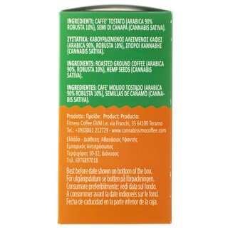 CANNABISSIMO | Κάψουλες Καφέ Σπόροι Κάνναβης 10x5g