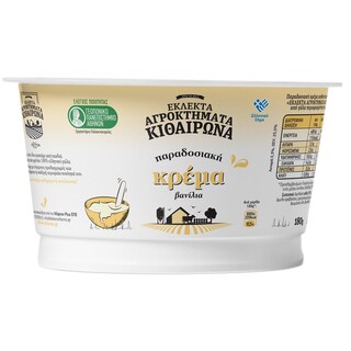 ΑΓΡΟΚΤΗΜΑΤΑ ΚΙΘΑΙΡΩΝΑ | Κρέμα Βανίλια 180g