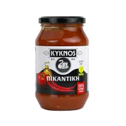 ΚΥΚΝΟΣ | Σάλτσα Τομάτας Ελληνική Με Πικάντικη Πιπερίτσα & Σκόρδο 425gr