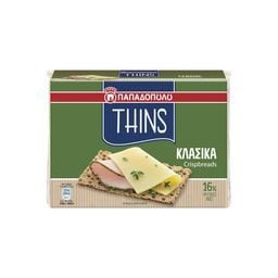 Φρυγανιές Λεπτές Σίτου Thins Κλασικές 250g