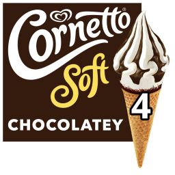 CORNETTO | Παγωτό Πύραυλος Chocolatey Βανίλια 4x81g