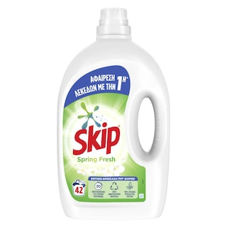 SKIP | Υγρό Πλυντηρίου Ρούχων Spring Fresh 42 Μεζούρες