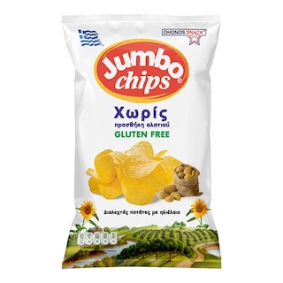 JUMBO | Τσιπς Χωρίς Προσθήκη Αλατιού 130g