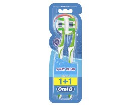 ORAL B | Οδοντόβουρτσα Complete 5 Way Clean Μέτρια 2 Τεμάχια
