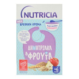 NUTRICIA | Βρεφική Κρέμα Δημητριακά & Φρούτα 250g