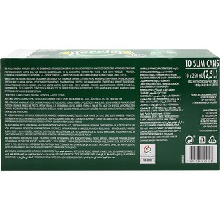 PERRIER | Carbonated Water Natural Mineral Can 10x250ml