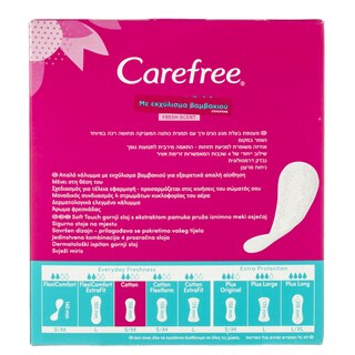 CAREFREE | Σερβιέτες Fresh Εκχύλισμα Βαμβακιού 30 + 26 Τεμάχια Δώρο