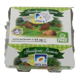 ΧΡΥΣΑ ΑΥΓΑ | ΑΥΓΑ ΕΛΕΥΘΕΡΑΣ ΒΟΣΚΗΣ MEDIUM 53/63 GR 4 ΤΕΜ