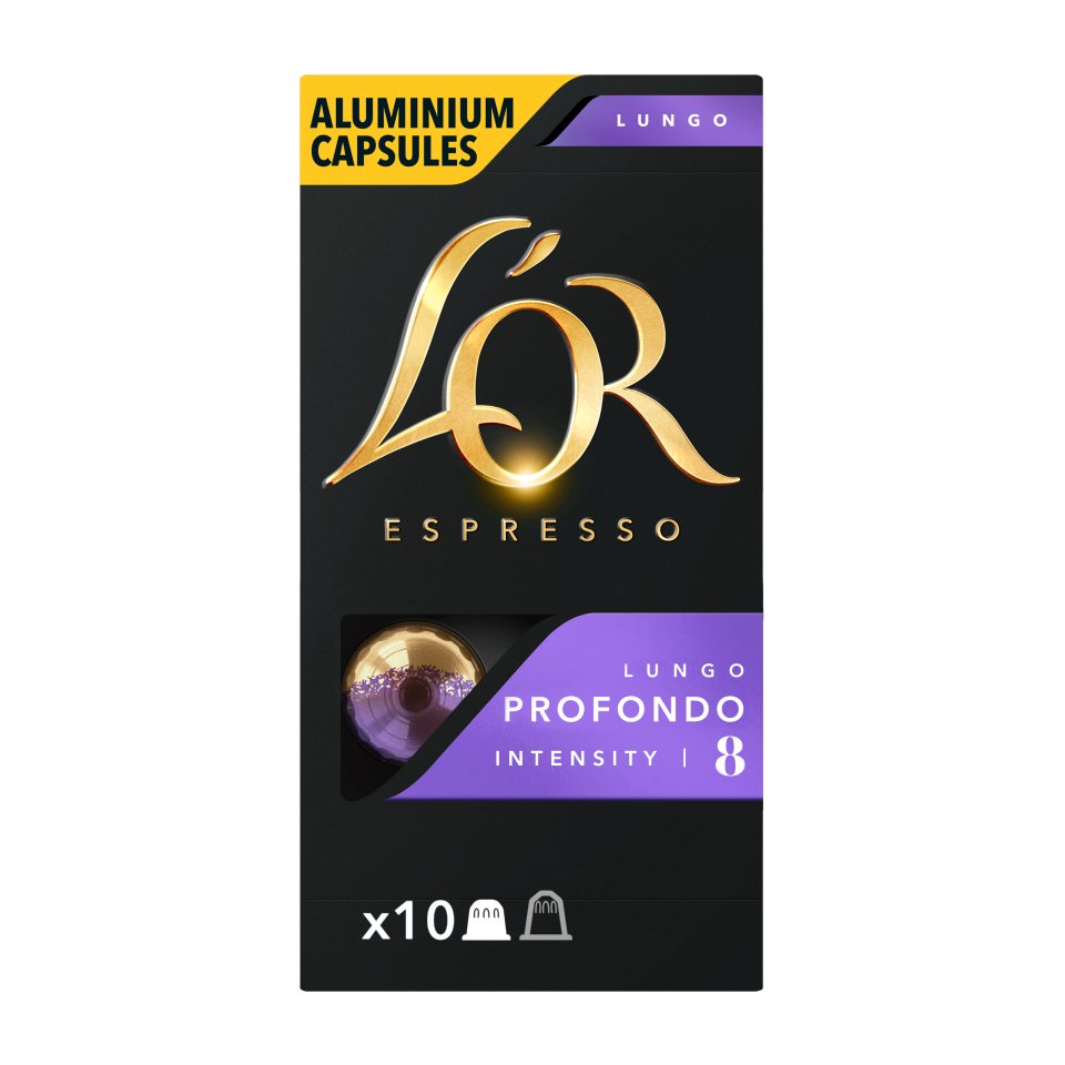 LOR Κάψουλες Καφέ Espresso Lungo Profondo 10x5.2g