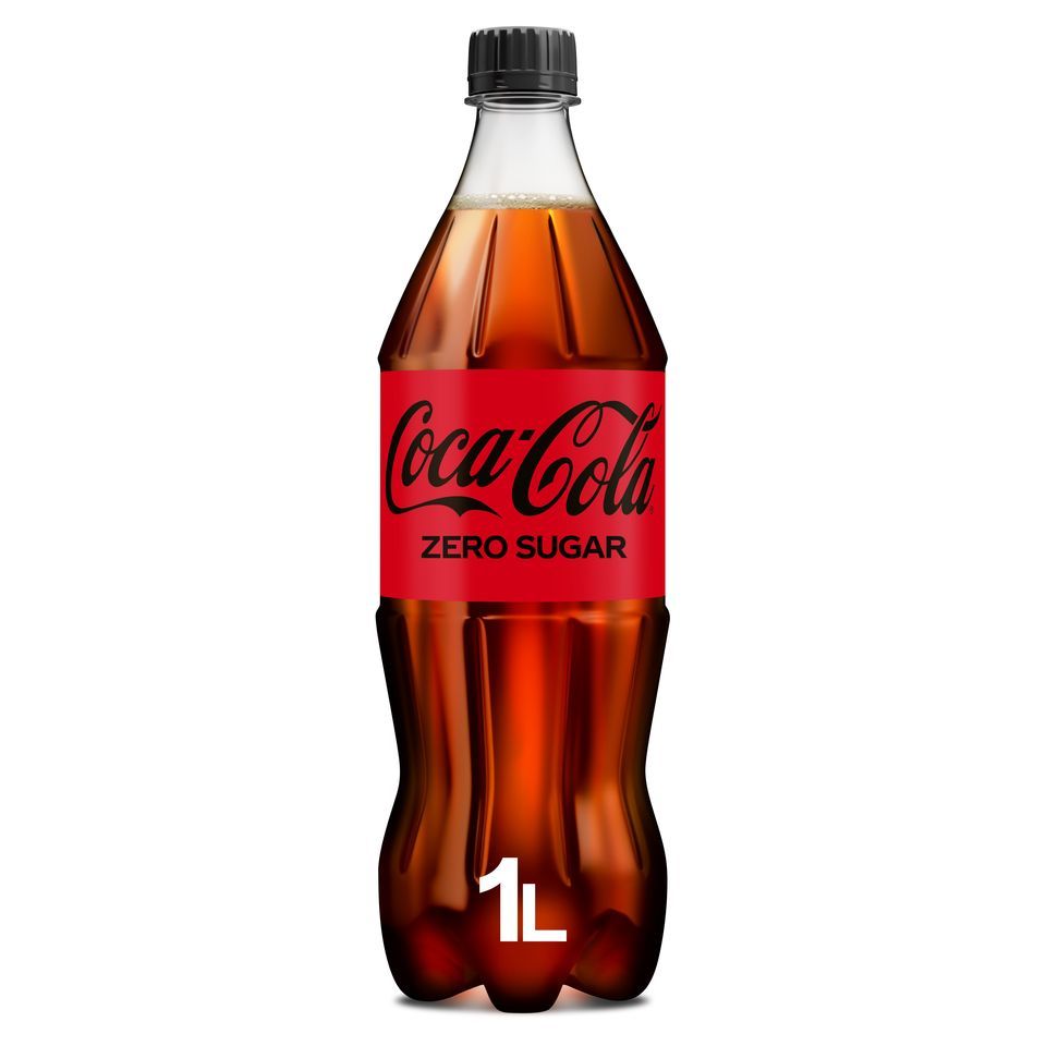 COCA COLA Αναψυκτικό Cola Zero Φιάλη 1lt