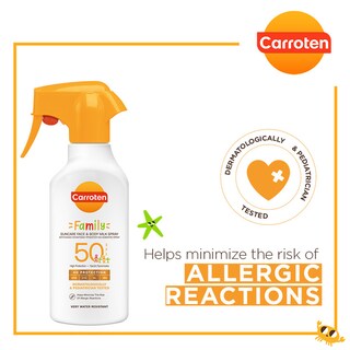 CARROTEN | Αντηλιακό Γαλάκτωμα Family Spray Trigger SPF50 270ml