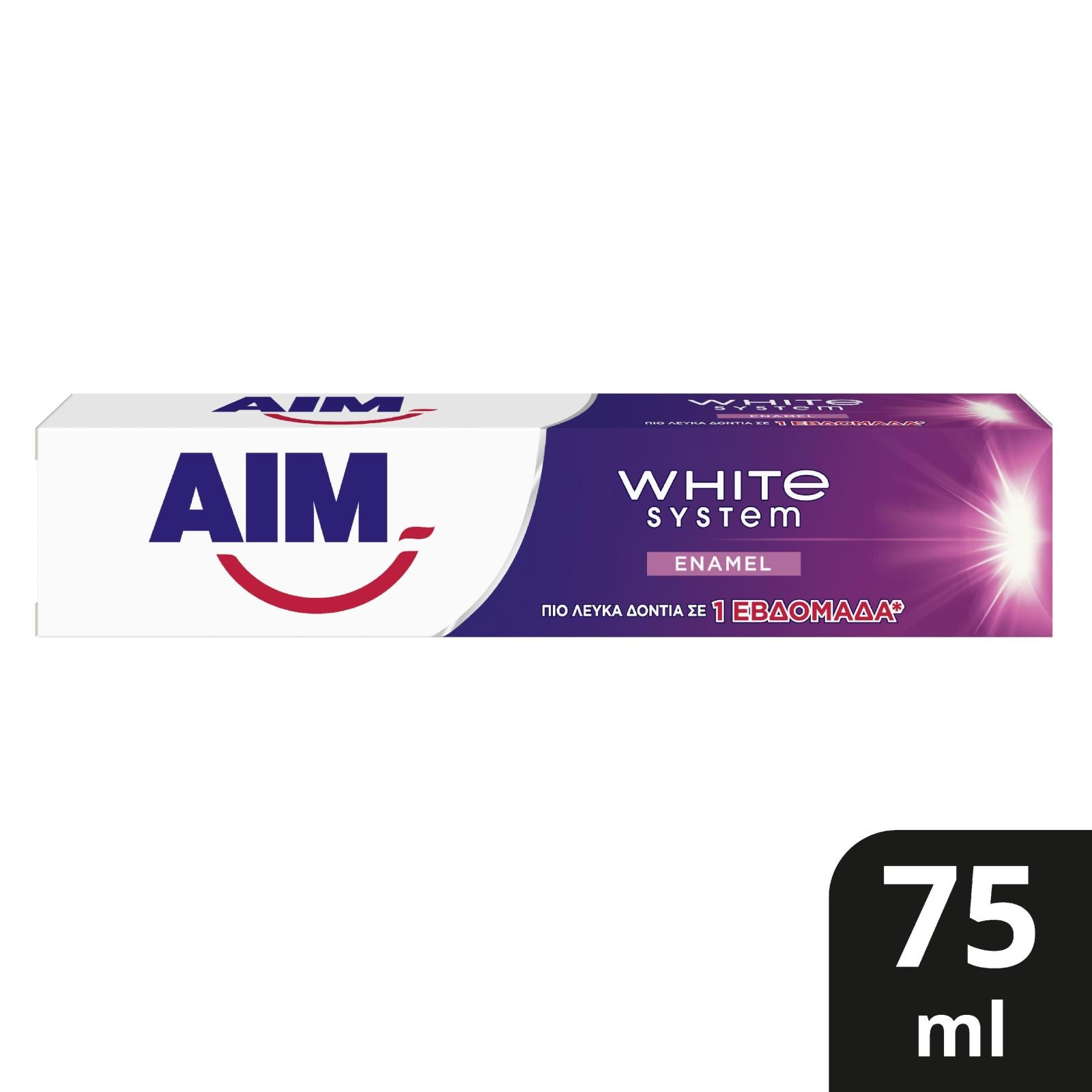 AIM Οδοντόκρεμα White System 75ml