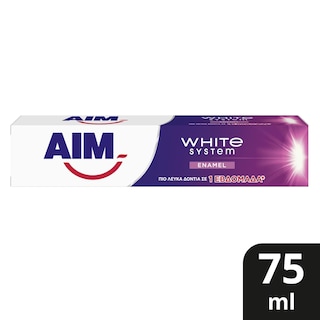 AIM | WHITE SYSTEM | Οδοντόκρεμα White System 75ml