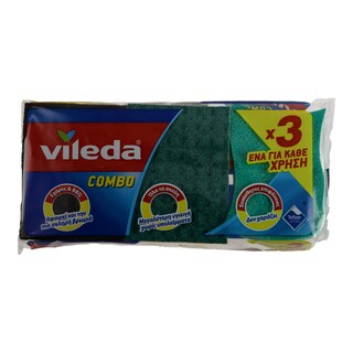 VILEDA | ΣΦΟΥΓΓΑΡΑΚΙ COMBO 3 TEM