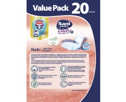 SANI | Σερβιέτες Ακράτειας Με Βαμβάκι Lady Maxi Plus Νο4+ 20 Τεμ.
