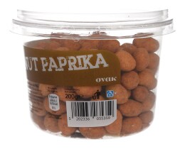 ΑΒ | ΞΗΡΟΙ ΚΑΡΠΟΙ PEANUTS ΠΑΠΡΙΚΑ 200 GR