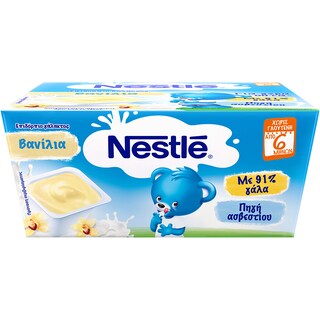 NESLAC | Επιδόρπιο Γάλακτος Βανίλια 4Χ100gr