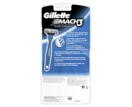 GILLETTE | MACH 3 | ΞΥΡΙΣΤΙΚΗ ΜΗΧΑΝΗ ΜΙΑΣ ΧΡΗΣΗΣ  3 ΤΕΜ