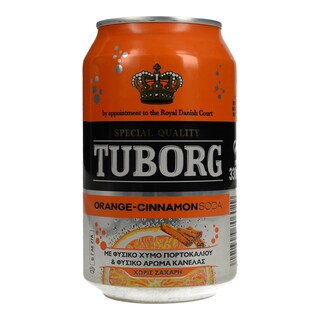 TUBORG | TUBORG ΣΟΔΑ ΠΟΡΤ/ ΚΑΝΕΛΑ Κ/Τ 330ML  330ML