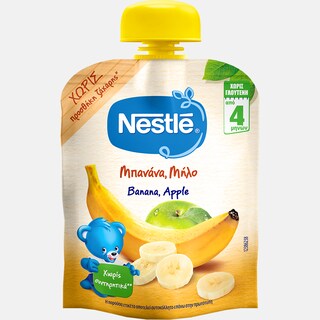 NESTLE | Φρουτοπολτός Μπανάνα Μήλο 90gr