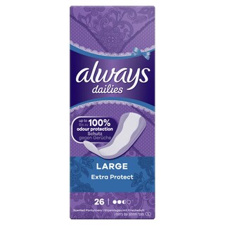 ALWAYS | Σερβιετάκια Dailies Extra Protect Large 26 Τεμάχια