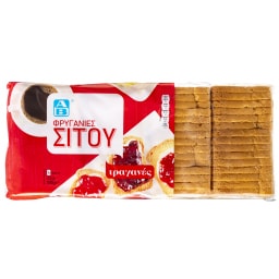 ΑΒ | ΦΡΥΓΑΝΙΕΣ ΣΙΤΟΥ 4/PACK 500 GR