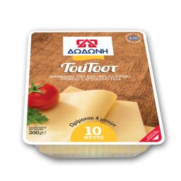 Τυρί Ημίσκληρο ΤουΤοστ Φέτες 200g