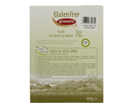 GRANORO | ΖΥΜΑΡΙΚΑ ΦΟΥΣΙΛΙ ΧΩΡΙΣ ΓΛΟΥΤΕΝΗ ΜΕ ΚΙΝΟΑ 400GR