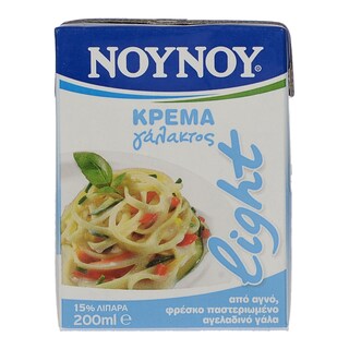 ΝΟΥΝΟΥ | ΚΡΕΜΑ ΓΑΛΑΚΤΟΣ LIGHT 200 ML