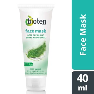 BIOTEN | ΜΑΣΚΑ ΠΡΟΣΩΠΟΥ DEEP CLEAN - ΒΑΘΥΣ ΚΑΘΑΡΙΣΜΟΣ 40 ML