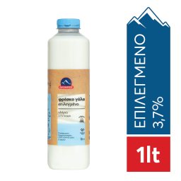 Φρέσκο Γάλα Πλήρες 3,7% Λιπαρά 1 lt
