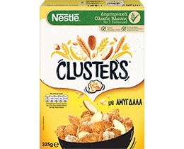 CLUSTERS | Δημητριακά Ολικής Άλεσης με Αμύγδαλα 325g