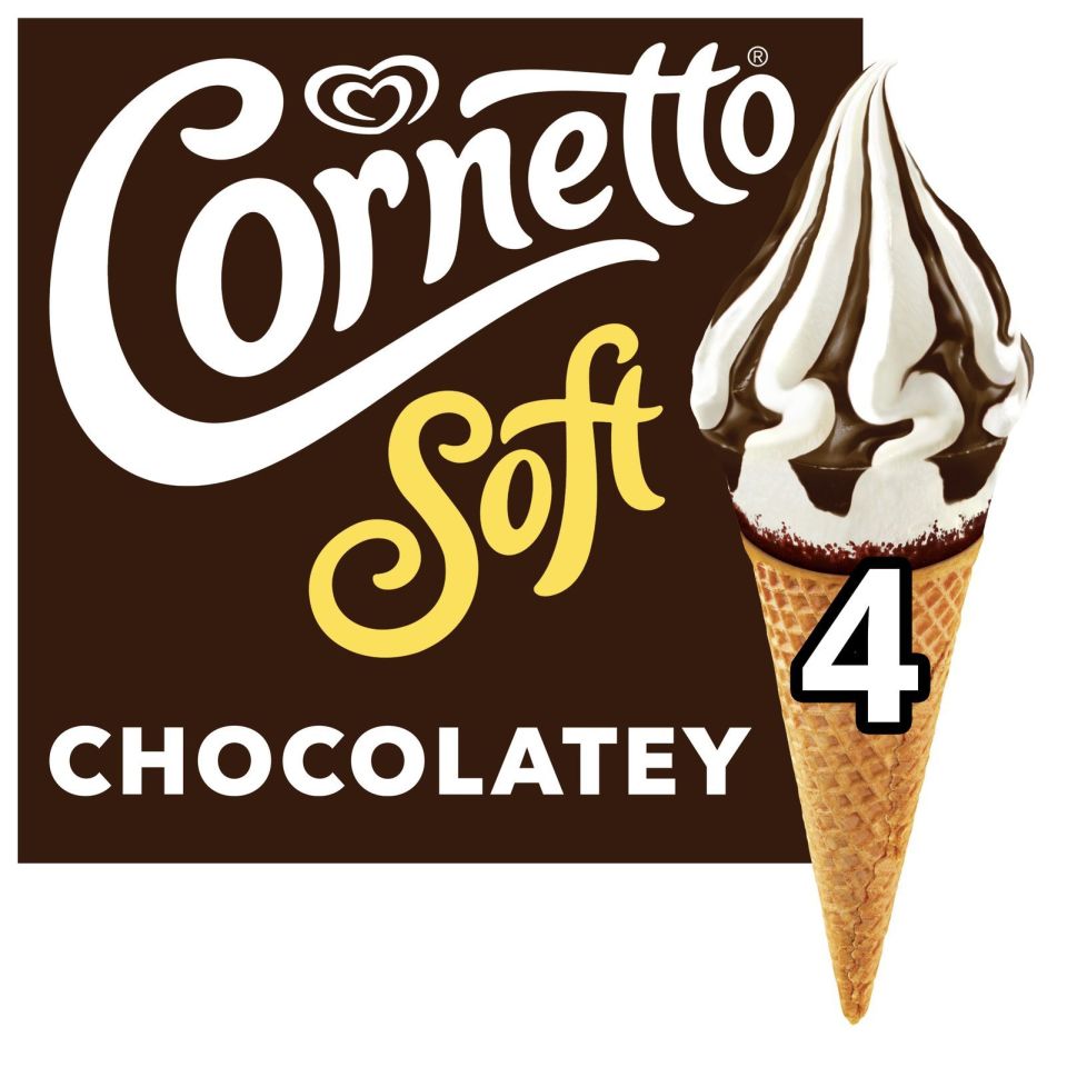 CORNETTO Παγωτό Πύραυλος Chocolatey Βανίλια 4x81g