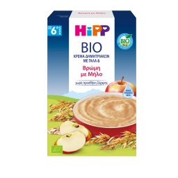HIPP | Κρέμα Δημητριακών με Γάλα Βρώμη Μήλο 250g