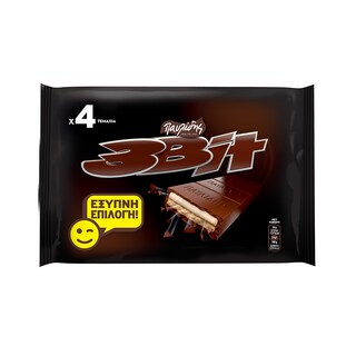 ΠΑΥΛΙΔΗΣ | ΣΟΚΟΛΑΤΑ WITH MILK CREAM&BISCUITS 4X65GR ΟΙΚΟΓΕΝΕΙΑΚΗ ΣΥΣΚΕΥΑΣΙΑ