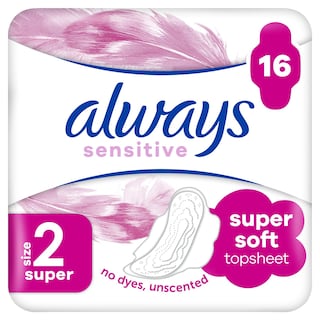 ALWAYS | Σερβιέτες Sensitive Super 16 Τεμάχια