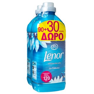 LENOR | Μαλακτικό Ρούχων La Collection Ocean Escape 90+30 Μεζούρες Δώρο