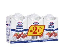 ΦΑΓΕ | Κρέμα Γάλακτος  3x200ml Έκπτωση 2E
