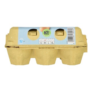 ΑΒ | Αυγά Φρέσκα Κλωβοστοιχίας Medium 6 Τεμάχια