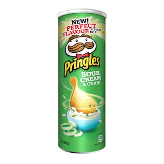 PRINGLES | ΤΣΙΠΣ ΜΕ SOUR CREAM & ΚΡΕΜΜΥΔΙ 165 GR