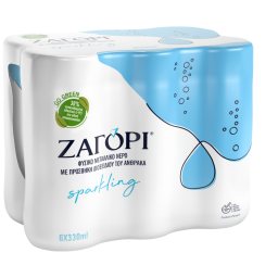 ΖΑΓΟΡΙ | Ανθρακούχο Νερό Φυσικό Μεταλλικό Κουτί 6x330ml