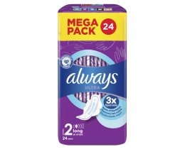 ALWAYS | Σερβιέτες Ultra Long Plus Trio 24 Τεμάχια