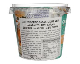 GRANAROLO | ΓΙΑΟΥΡΤΙ ΕΠΙΔΟΡΠΙΟ ΜΕΛΙ ΑΜΑΡΑΝΤΟ 250 GR