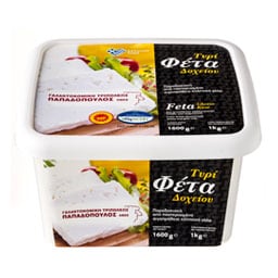 ΠΑΠΑΔΟΠΟΥΛΟΣ | Τυρί Φέτα Τριπόλεως Σε Άλμη 1kgr