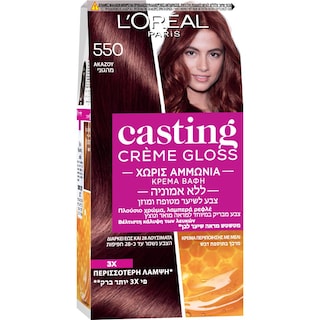 CASTING | C GLOSS | ΗΜΙΜΟΝΙΜΑ ΧΡΩΣΤΙΚΑ ΜΑΛΛΙΩΝ No 550 ΑΚΑΖΟΥ 48 ML