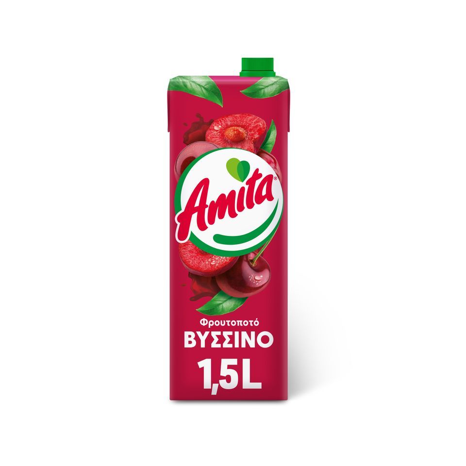 AMITA Φρουτοποτό Βύσσινο 1,5lt