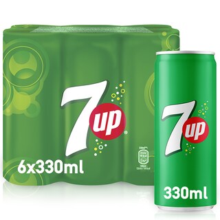 7UP | ΑΝΑΨΥΚΤΙΚΟ ΓΚΑΖΟΖΑ ΚΟΥΤΙ 330 ML Χ 6 ΤΕΜ