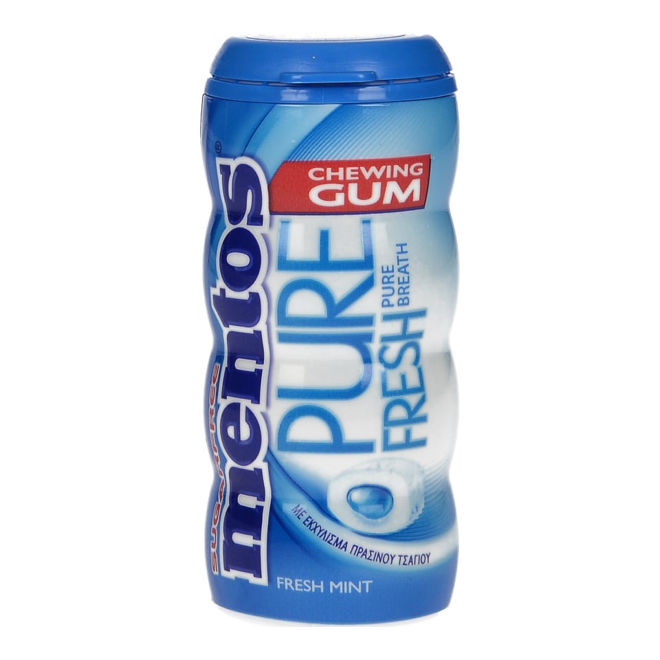 MENTOS Τσίχλες Pure Fresh Μέντα 28g